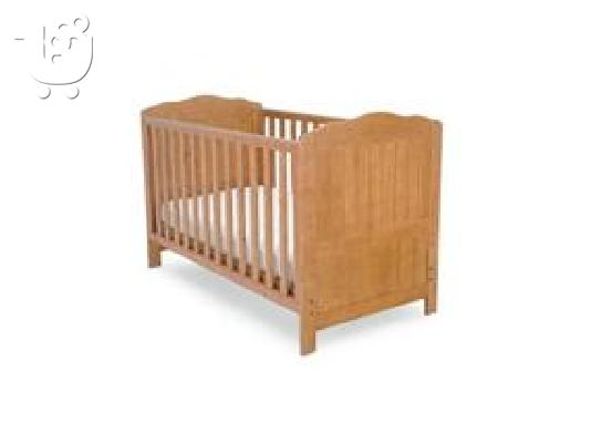 PoulaTo: Mothercare Ξυλινη κουνια-κρεββατι και αδιαβροχο στρωμα